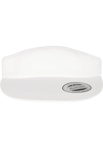 Flexfit Unisex 8051-Flat Round Visor Cap Kape, White, one Size Flexfit Unisex 8051-Flat Round Visor Cap Kape, White, one Size von Flexfit