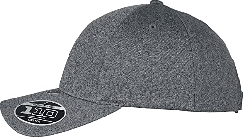 Flexfit Unisex-Adult 110MU-110 Melange Unipanel Baseball Cap, Darkgrey, one Size von Flexfit