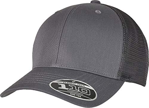 Flexfit Unisex-Adult 110 Trucker Baseball Cap, Grey/Melange, one Size von Flexfit