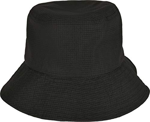 Flexfit Unisex-Adult Adjustable Bucket Hat Baseball Cap, Black, one Size von Flexfit