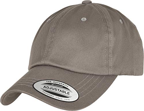 Flexfit Unisex-Adult 6245OC-Low Profile Organic Cotton Baseball Cap, Pale Grey, one Size von Flexfit