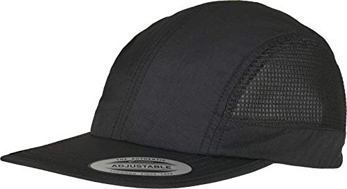 Flexfit Unisex-Adult 6088NS-Nylon Snapback Baseball Cap, Black, one Size von Flexfit