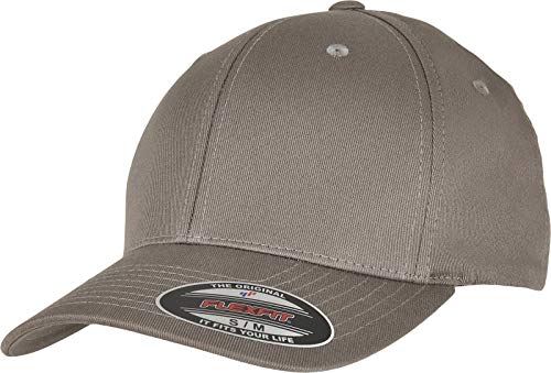 Flexfit Unisex-Adult Organic Cotton Baseball Cap, Pale Grey, L/XL von Flexfit