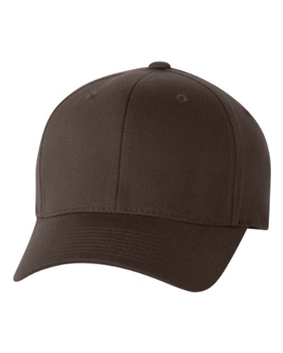 Flexfit Unisex Baseball Cap Wooly Combed ohne Verschluss für Herren Damen und Kinder Unisex, braun-, S-M von Flexfit