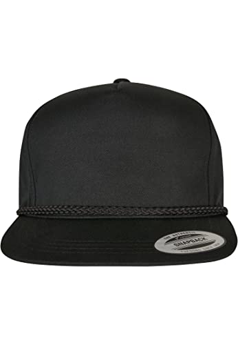 Flexfit Unisex 6002-YP Classics Classic POPLIN Golf Cap Baseballkappe, Black, one Size von Flexfit