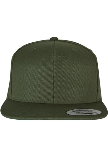 Flexfit Unisex 6089M-Classic Snapback Baseballkappe, deep Olive, one Size von Flexfit