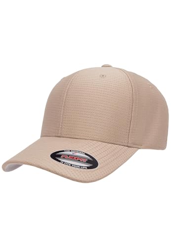 Flexfit Unisex 6572-Cool & Dry Calocks Trikot Cap Baseballkappe, Khaki, S/M von Flexfit