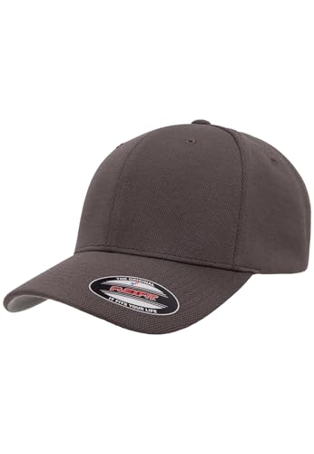 Flexfit Unisex 6597-Cool & Dry Sport Cap Baseballkappe, Grey, S/M von Flexfit