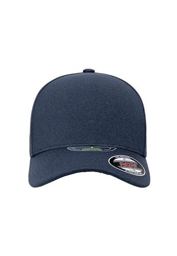 Flexfit Unisex 5577UP-Unipanel Melange Cap Baseballkappe, melangenavy, S/M von Flexfit