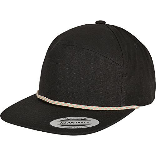 Flexfit Unisex Color Braid Jockey Cap Baseballkappe, Black, one Size von Flexfit