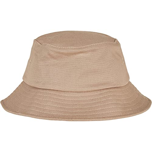 Flexfit Unisex Cotton Twill Bucket Hat Kids Hut, Khaki, one Size von Flexfit