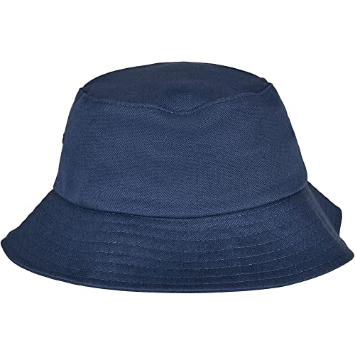 Flexfit Unisex Cotton Twill Bucket Hat Kids Hut, Navy, one Size von Flexfit