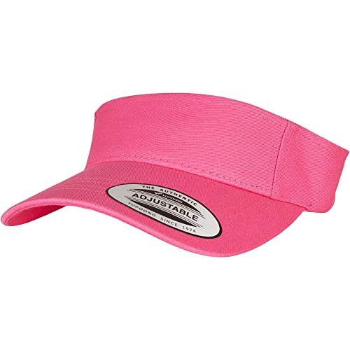 Flexfit Unisex Curved Visor Cap Baseballkappe, Cosmo pink, one Size von Flexfit