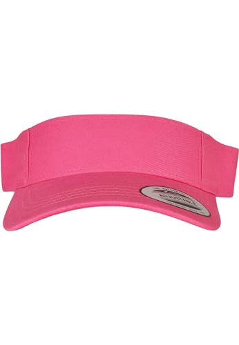 Flexfit Unisex Curved Visor Cap Baseballkappe, Cosmo pink, one Size von Flexfit
