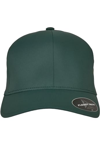 Flexfit Delta Baseball Cap, Unisex Basecap aus Polyester für Damen und Herren, ohne Naht, wasserabweisend, Spruce, Größe L/XL von Flexfit