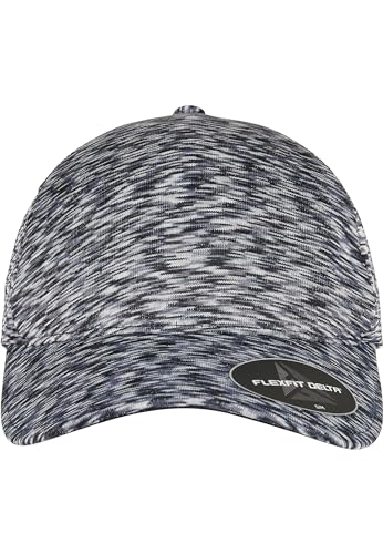 Flexfit Unisex 280-FLEXFIT Delta UNIPANEL Cap Baseballkappe, Melange Navy, L/XL von Flexfit