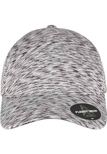 Flexfit Unisex 280-FLEXFIT Delta UNIPANEL Cap Baseballkappe, Melange Silver, L/XL von Flexfit