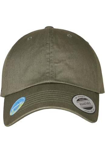 Flexfit Unisex 6245EC-Ecowash Dad Cap Baseballkappe, Olive Night, one Size von Flexfit