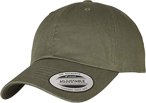 Flexfit Unisex 6245EC-Ecowash Dad Cap Baseballkappe, Olive Night, one Size von Flexfit