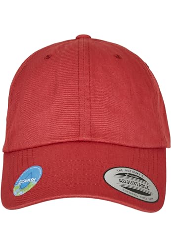 Flexfit Unisex Ecowash Dad Cap Baseballkappe, Rose, one Size von Flexfit