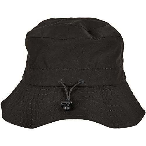 Flexfit Unisex Elastic Adjuster Bucket Hat Hut, Schwarz, Einheitsgröße von Flexfit