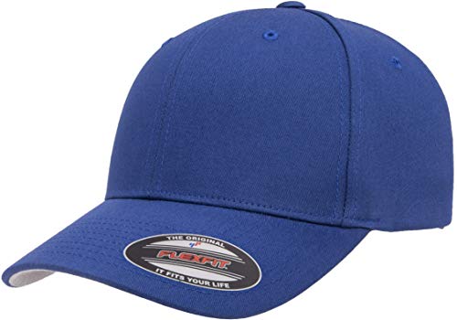 Flexfit Unisex Cotton Twill Fitted Cap Baseballkappe, blau, L/XL Flexfit Unisex Cotton Twill Fitted Cap Baseballkappe, blau, L/XL von Flexfit