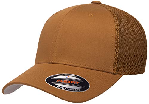 Flexfit Unisex-Erwachsene Mesh-Passform Trucker-Mütze, Schwarz, Einheitsgröße von Flexfit