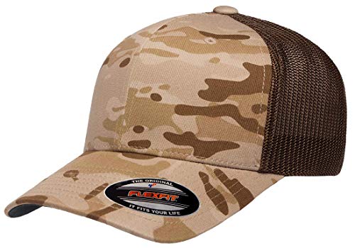 Flexfit Unisex Trucker Cap Verschluss, Multicam Arid/Braun, Einheitsgröße Flexfit Unisex Trucker Cap Verschluss, Multicam Arid/Braun, Einheitsgröße von Flexfit