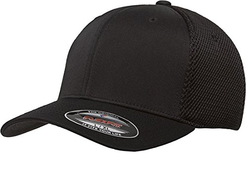 Flexfit Unisex-Erwachsene Ultrafibre Airmesh Fitted Trucker-Mütze, Schwarz, L/XL Flexfit Unisex-Erwachsene Ultrafibre Airmesh Fitted Trucker-Mütze, Schwarz, L/XL von Flexfit