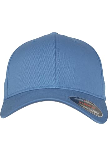 Flexfit Unisex Wooly Combed Baseballkappe, slate blue, S/M von Flexfit