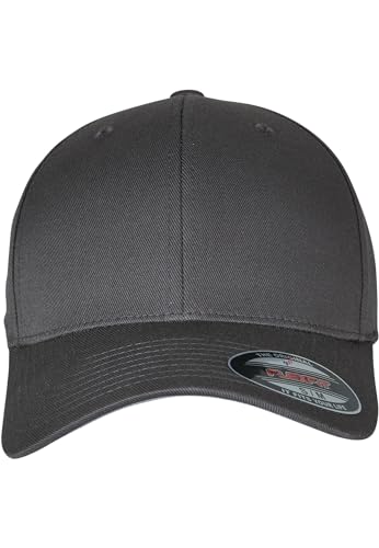 Flexfit Unisex Cap Flexfit Wooly Combed, Unisex Baseballkappe, L/XL, darkgrey von Flexfit