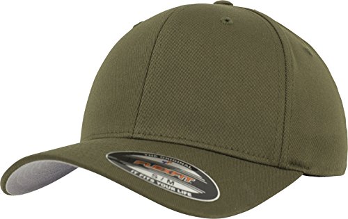 Flexfit Unisex-Erwachsene Wooly Combed 6277 Mütze, Grün (buck), XS/S von Brandit