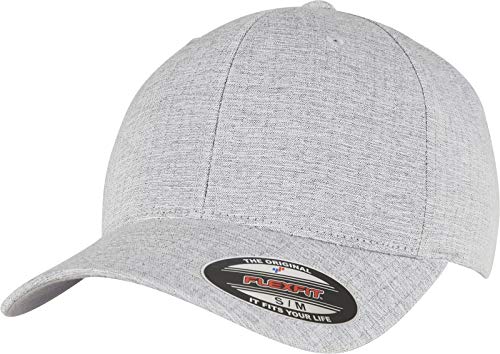 Flexfit Unisex HEATHERLIGHT Cap Baseballkappe, Melange Silver, L/XL von Flexfit