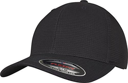 Flexfit Unisex 6587-Flexfit Hydro-Grid Stretch Cap Kape, Schwarz, L/XL von Flexfit