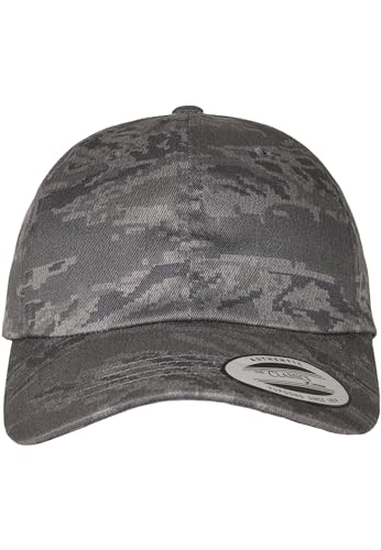 Flexfit Unisex 6245CC-Low Profile Digital Camo Cap, Black, one Size von Flexfit