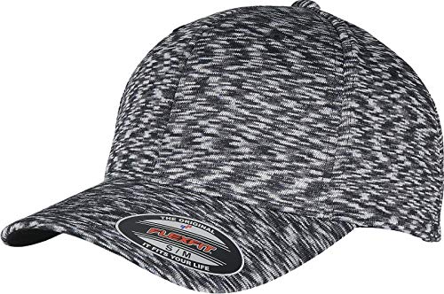 Flexfit Unisex Mütze Stripes Baseball Cap, Darkgrey Melange, S/M von Flexfit