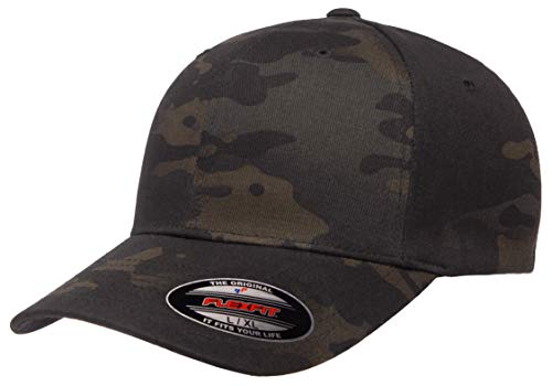 Flexfit Unisex Multicam Men's Athletic Fitted Cap Kappe, schwarz, L-XL von Flexfit