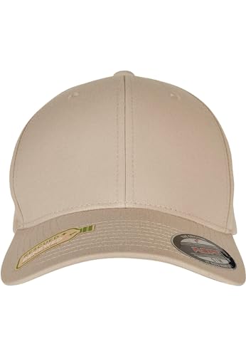 Flexfit Unisex Recycled Polyester Cap Baseballkappe, Khaki, S/M von Flexfit
