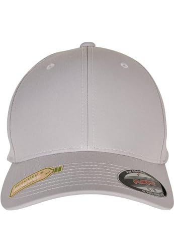 Flexfit Unisex Recycled Polyester Cap Baseballkappe, Silver, L/XL von Flexfit