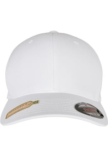 Flexfit Unisex 6277RP-Flexfit Recycled Polyester Cap Baseballkappe, White, L/XL von Flexfit