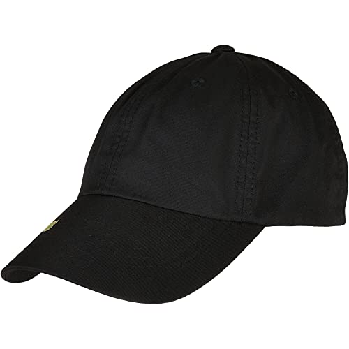 Flexfit Unisex Recycled Polyester Dad Cap Baseballkappe, Black, one Size von Flexfit