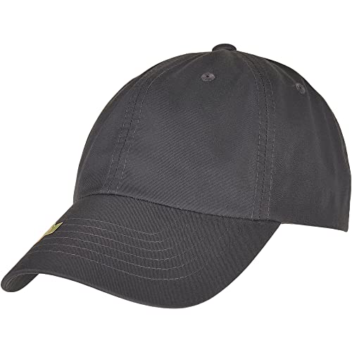 Flexfit Unisex Recycled Polyester Dad Cap Baseballkappe, Light Charcoal, one Size von Flexfit