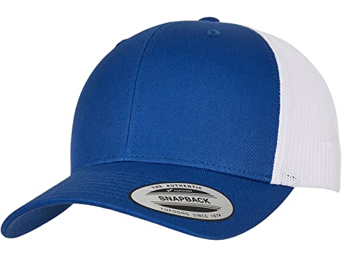 Flexfit Unisex Retro Trucker 2-Tone Baseballkappe, royal/White, one Size von Flexfit