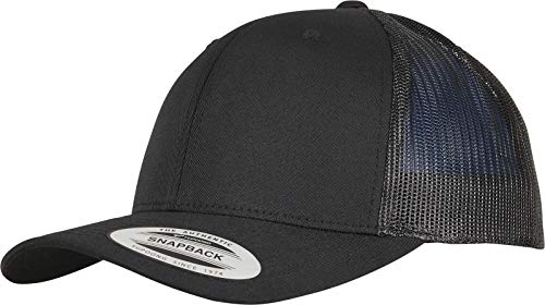 Flexfit Unisex Retro Trucker 2-Tone Kappe, Darkgrey/Wht, One Size Baseballkappe, Black von Flexfit