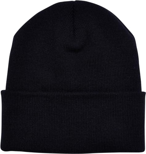 Flexfit Unisex Strickmütze YP Classics Thinsulate Cuffed Beanie Black one Size von Flexfit