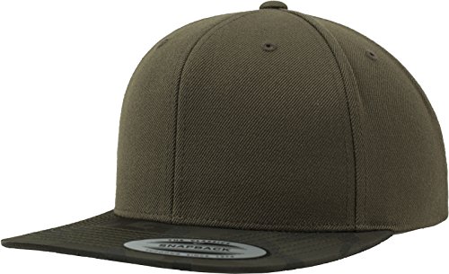 Flexfit Unisex 6089CV-Camo Visor Snapback Kappen, Olive camo, one Size von Flexfit