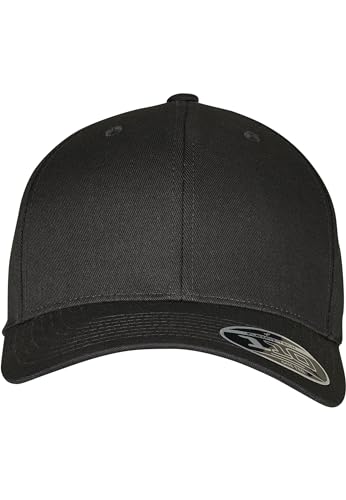 Flexfit Unisex 6277DC-Flexfit Wooly Combed Adjustable Baseball Cap, Black, one Size von Flexfit