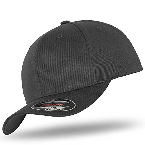 Flexfit Unisex Cap Flexfit Wooly Combed, Unisex Baseballkappe, XXL, darkgrey/darkgrey von Flexfit