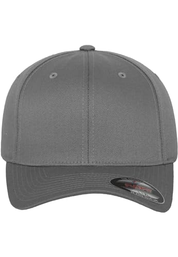 Flexfit Unisex Cap Flexfit Wooly Combed, Unisex Baseballkappe, Toddler, grey von Flexfit