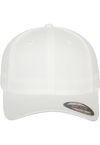 Flexfit Unisex Cap Flexfit Wooly Combed, Unisex Baseballkappe, Youth, white von Flexfit